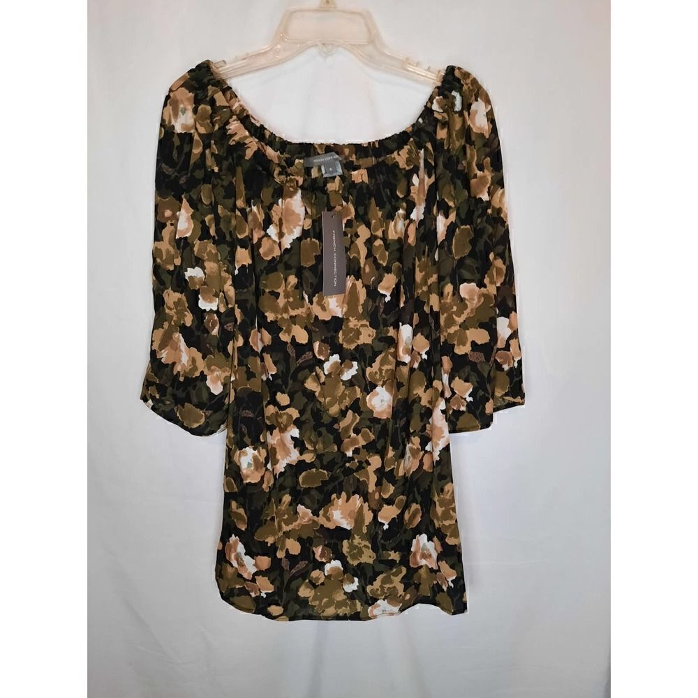 NWT French Connection Floral Tunic Blouse
